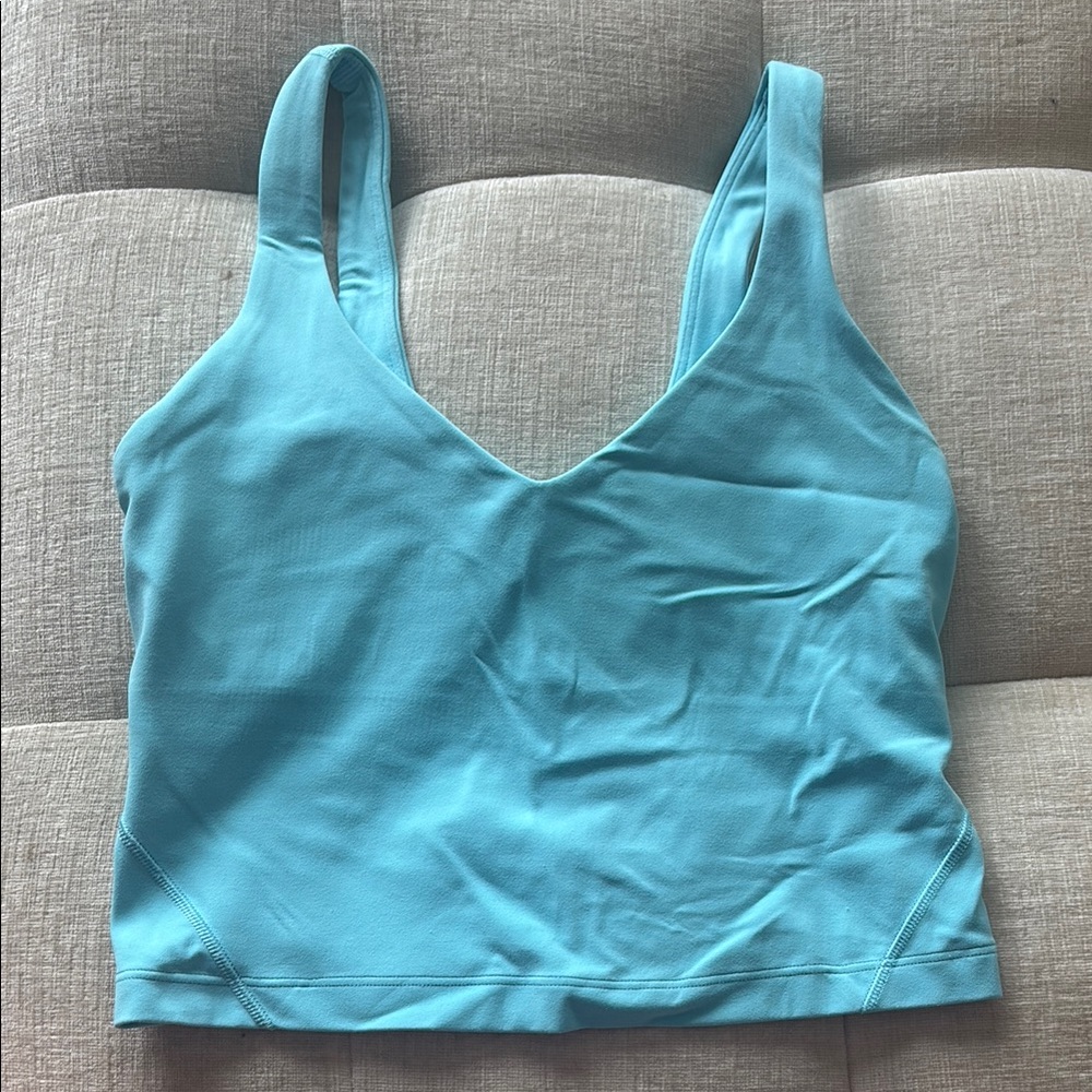 Lululemon Align Blue V-Neck Tank Top